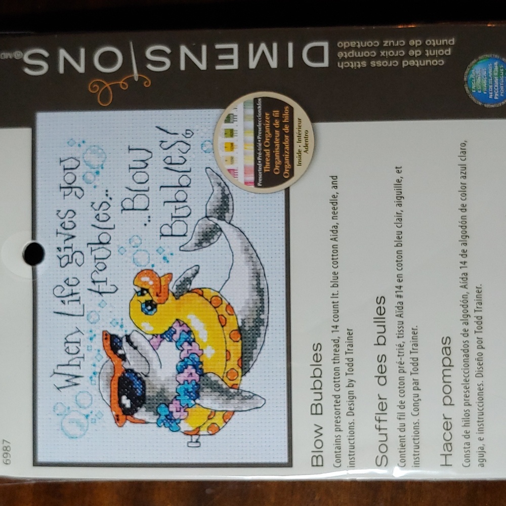 Dimensions X-Stitch Blow Bubbles